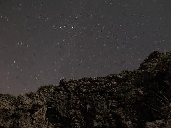 Paisaje Por Noche Costa — Foto de Stock