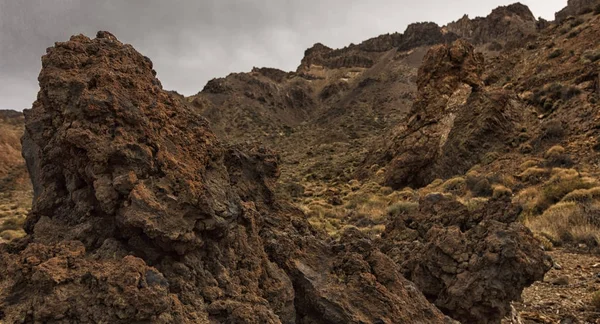 Tenerife 'deki volkanik manzara