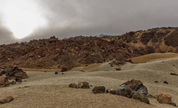 Vulkaniska Landskap Tenerife — Stockfoto