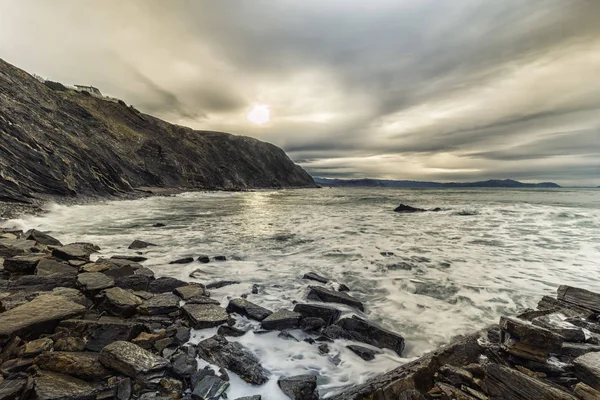 Barrika Beach Manzara — Stok fotoğraf