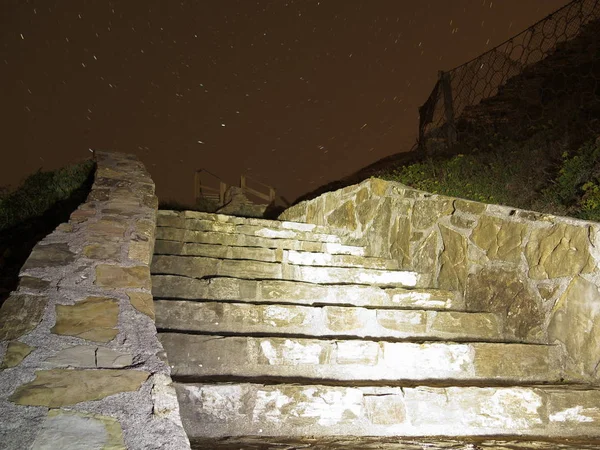 Barrika 海滩的楼梯 — 图库照片