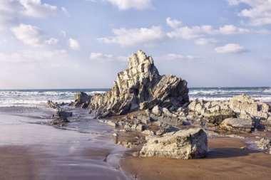 gün batımında sopelana beach