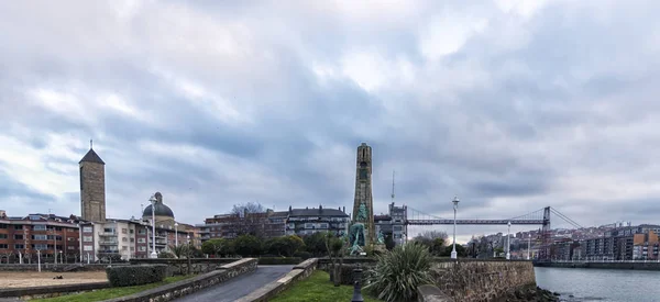 Ponte Sospeso Bizkaia — Foto Stock