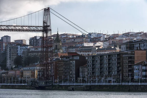 Most Wiszący Prowincji Vizcaya — Zdjęcie stockowe