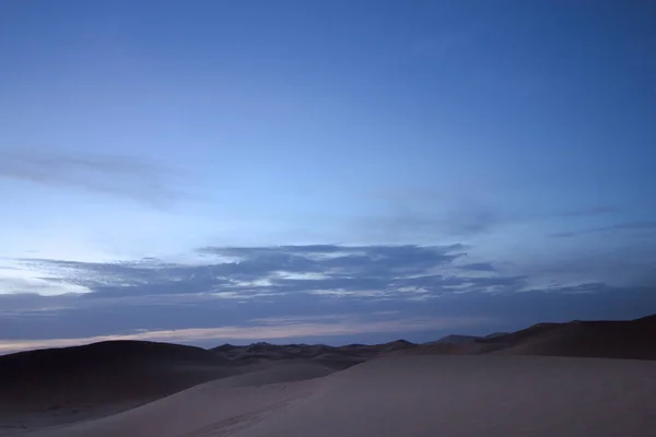 Αμμόλοφους Στην Έρημο Σαχάρα Στο Μαρόκο — Φωτογραφία Αρχείου