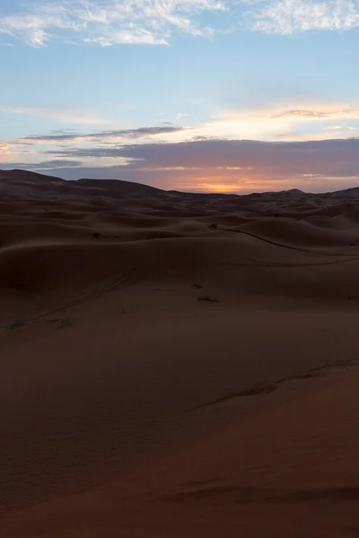 Fas Taki Sahara Çölünde Kum Tepeleri — Stok fotoğraf