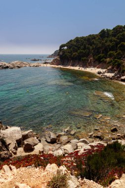 Girona sahilinde bir sahil