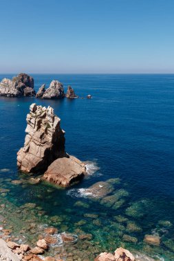 İspanya 'nın kuzeyindeki maliyetin görüntüsü