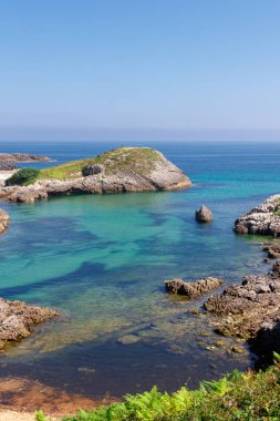 İspanya 'nın kuzeyindeki maliyetin görüntüsü