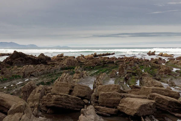 Felsstrand Baskenland — Stockfoto