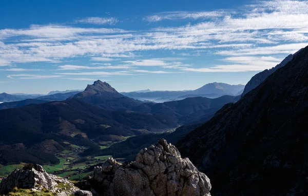 Cume Montanhas País Basco — Fotografia de Stock