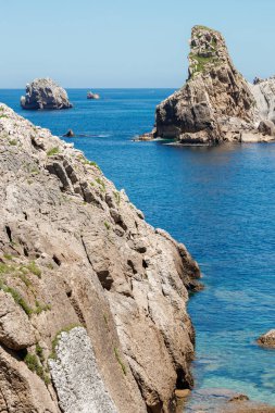 İspanya 'nın kuzeyindeki maliyetin görüntüsü