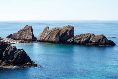 İspanya 'nın kuzeyindeki maliyetin görüntüsü