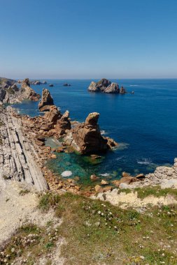 İspanya 'nın kuzeyindeki maliyetin görüntüsü
