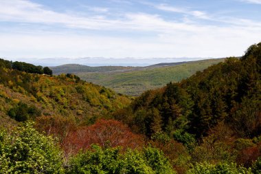 Dağlardaki panoramik manzara