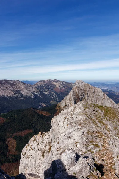 Bask Ülkesinde Dağlar Zirve Yapar — Stok fotoğraf
