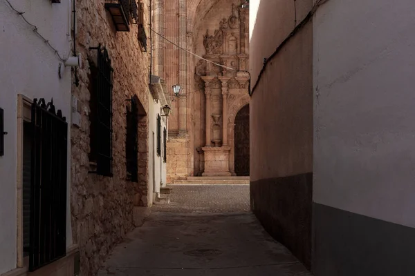 Alte Stadt Zentrum Von Spanien — Stockfoto