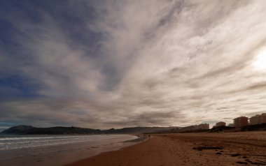 İspanya 'nın kuzeyindeki maliyetin görüntüsü