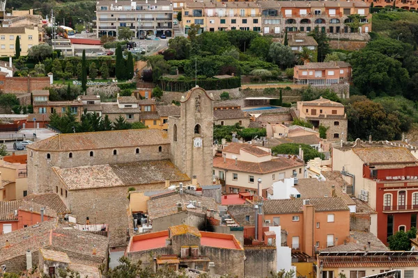 Antigua Ciudad Costa Catalonia — Foto de Stock