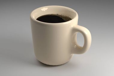 Kupa, fincan kahve 3d render.