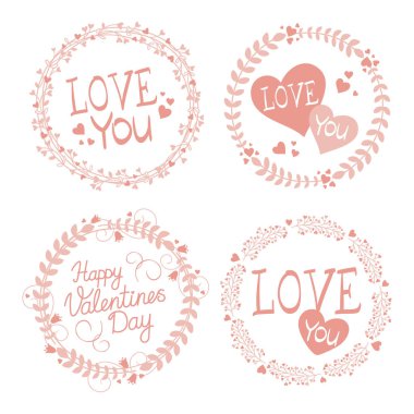 Garland Sevgililer günü