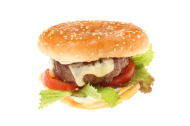 Çizburger salata ile
