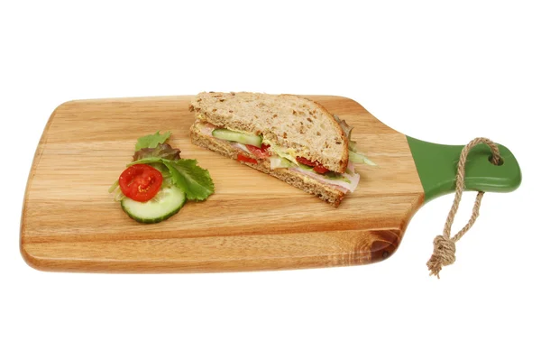 Sandwich de ensalada de jamón — Foto de Stock