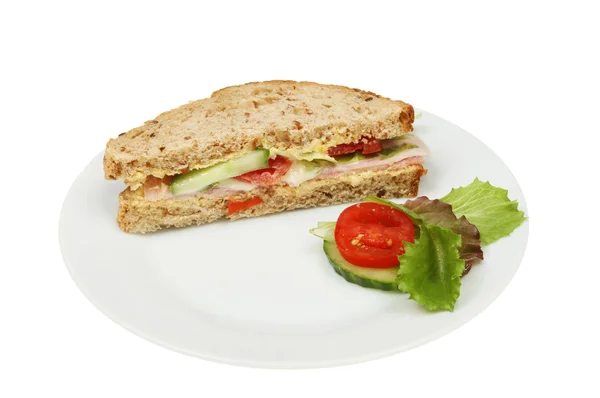 Ham salad sandwich — Stock Photo, Image