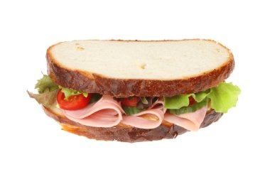 Büyük salata sandviç bütün