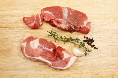 Kuzu biftek ve baharat