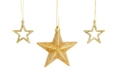 Üç Altın christmas yıldız