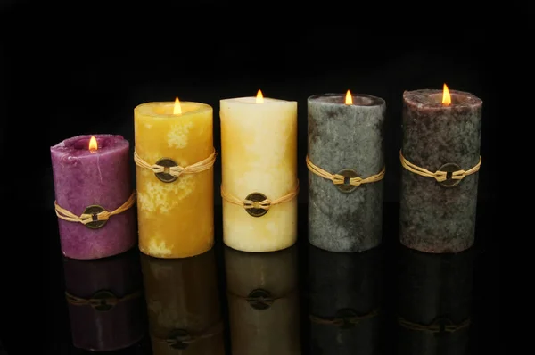 Feng Shui candles — Stock Photo, Image