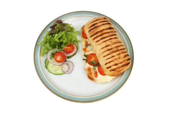 Panini on a plate — Stock Photo, Image