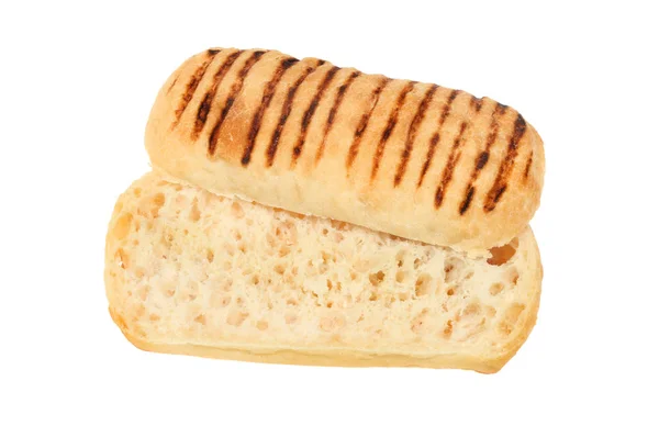 Panini skivad i hälften — Stockfoto