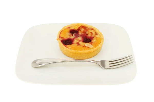 Cherry and almond tart — Stock Photo, Image