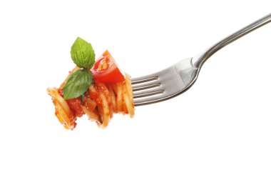 Çatallı spagetti.