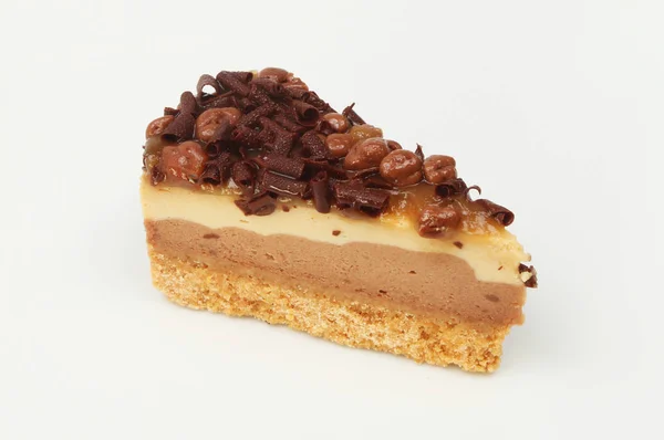 Cheesecake på en tallrik — Stockfoto