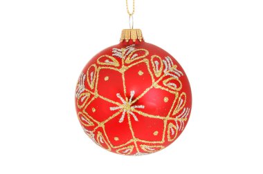 Kırmızı glitter biblo