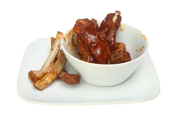 Sticky pork spare ribs