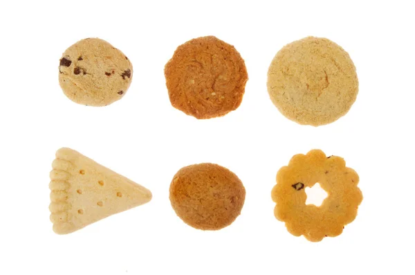 Shortbread biscuit selection — Stock Photo, Image