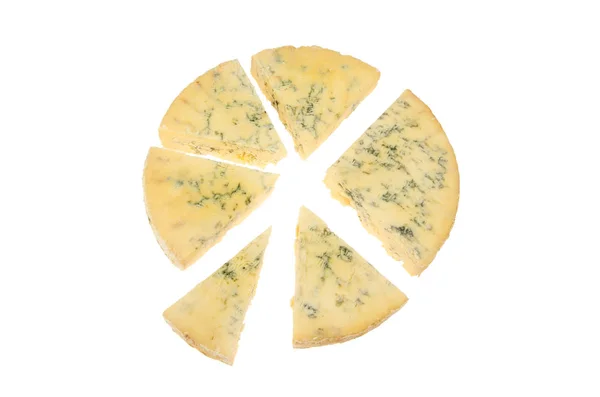 Γράφημα πίτας τυρί Stilton — Φωτογραφία Αρχείου