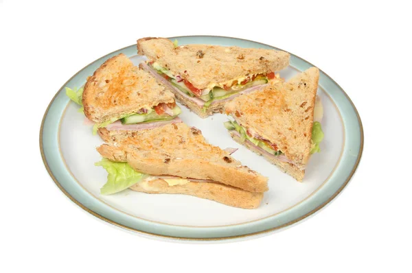 Ham salad sandwich — Stock Photo, Image