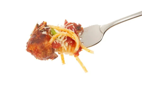 Spaghetti und Frikadellen — Stockfoto