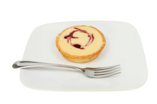 White chocolate tart — Stock Photo, Image