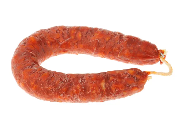 Pierścionek z kiełbasą Chorizo — Zdjęcie stockowe