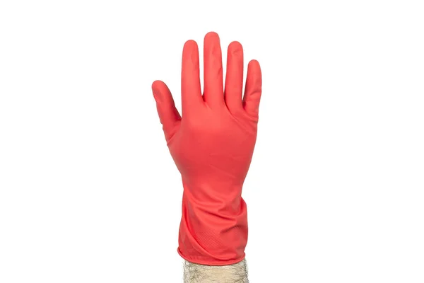 Industrial Protection Safety Glove Isolated Background Safety Glove Protective — ストック写真