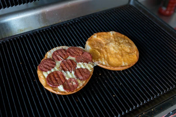 Comida Tradicional Turca Desayuno Comida Tostada Sándwich También Conocido Tost — Foto de Stock