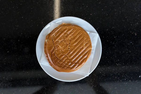 Comida Tradicional Turca Desayuno Comida Tostada Sándwich También Conocido Tost — Foto de Stock