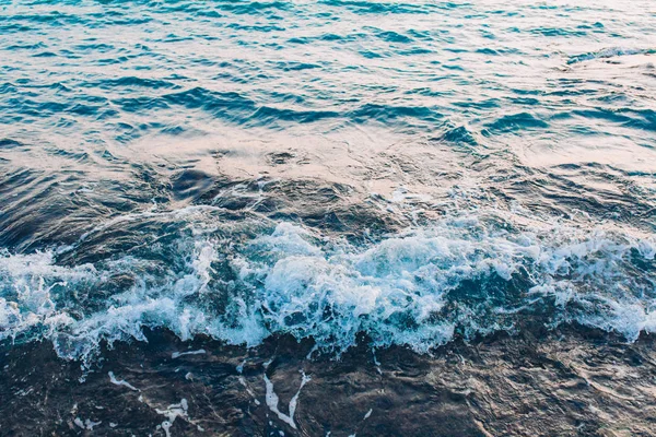 Блакитний Океан Або Блакитне Море Хвилі Скелі Бірюзові Морські Хвилі — стокове фото