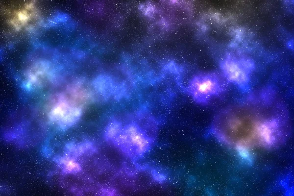 Résumé Fond Spatial Avec Nébuleuse Étoiles Ciel Nocturne Voie Lactée — Photo